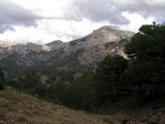 Formaciones rocosas en la Sierra de Cazorla