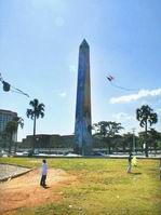 Obelisco en Santo Domingo.