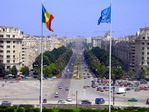 Avenida en Bucarest.