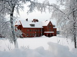 Estación de tren de Kiruna.