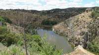 Vista del Tajo desde los jardines del Tránsito.