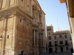 Elche. Portada barroca de Nicolás de Bussy. Basílica de Santa María.