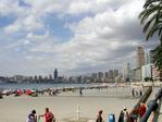 Playa de Poniente. Benidorm. Alicante.