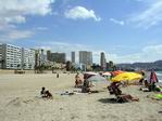 Playa de Poniente. Benidorm. Alicante.