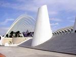 Entrada a la Ciudad de las Artes y las Ciencias. Valencia.