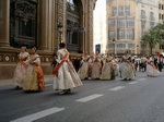 Trajes de falleras. Valencia.