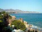 Vista desde el Balcn de Europa, en Nerja.