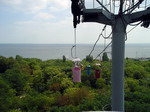 Teleférico en Odesa. Ucrania.