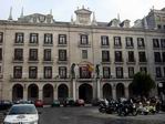 Plaza porticada. Santander.