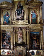 Retablo en el Museo de la Rioja. Logroño.