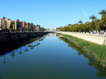 Río Segura a su paso por Murcia.