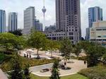 Parque en Kuala Lumpur. Malasia.