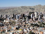 Vista area de La Paz