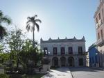 Plaza en Santiago.