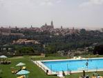 Vista panormica de Segovia desde el Parador de turismo.