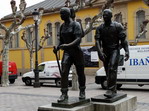 Monumento al peregrino. Logroño. La Rioja.