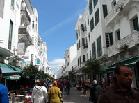 Calle del barrio español. Tetuán.