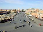 Plaza de Djema al Fna. Marrakech.