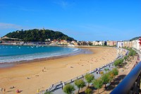 Playa de La Concha. San Sebastián. Guipúzcoa.
