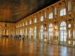 Salón del Palacio de Catalina la Grande. San Petesburgo