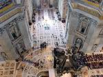 Nave principal de la Baslica, desde la cpula.